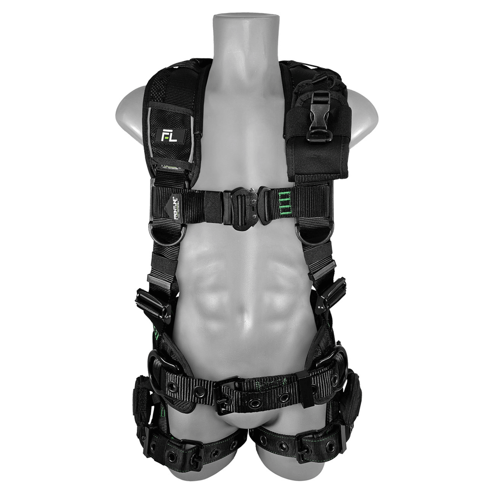 Frontline Elite Construction Harness Aluminum Hardware and Suspension Trauma Straps | Roofing Direct